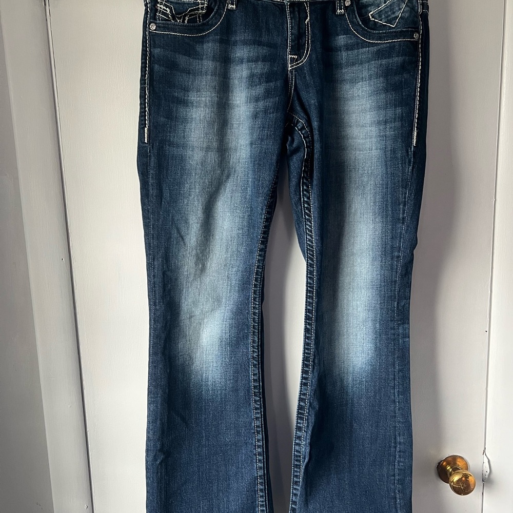 Vigoss Women's Boot Cut Jeans - Size 14x33 - Picture 3 of 10